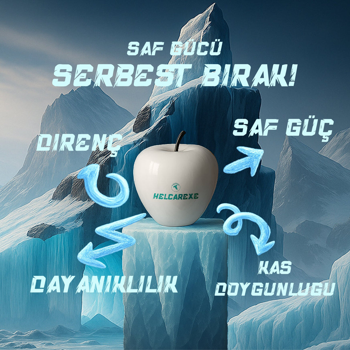 Helcarexe - Kreatin: Kas Gücünüzü Maksimuma Çıkarın