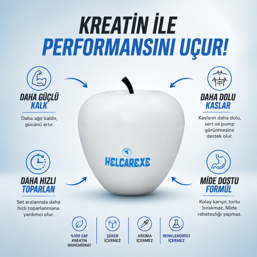 HELCAREXE KREATİN MONOHİDRAT